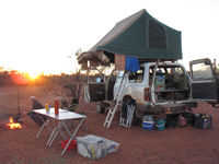 Dawn, Gascoyne River camp site
